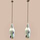 Murano Glass Light Pendants by De Mayo Set of 2