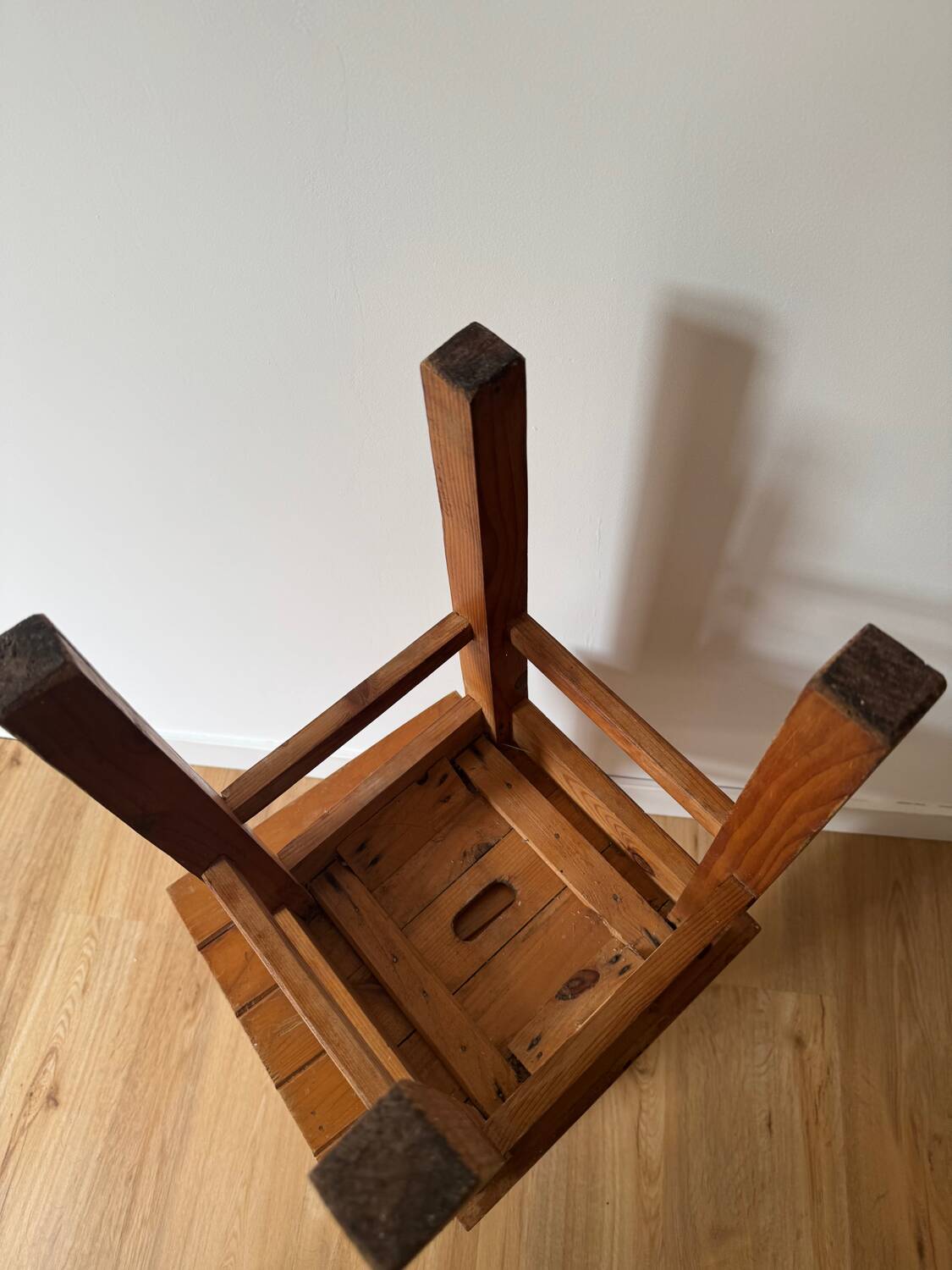 Paire de tabourets scandinave vintage