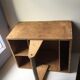 Storage basket the 1950s vintage wooden