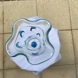 Blown glass flower vase.