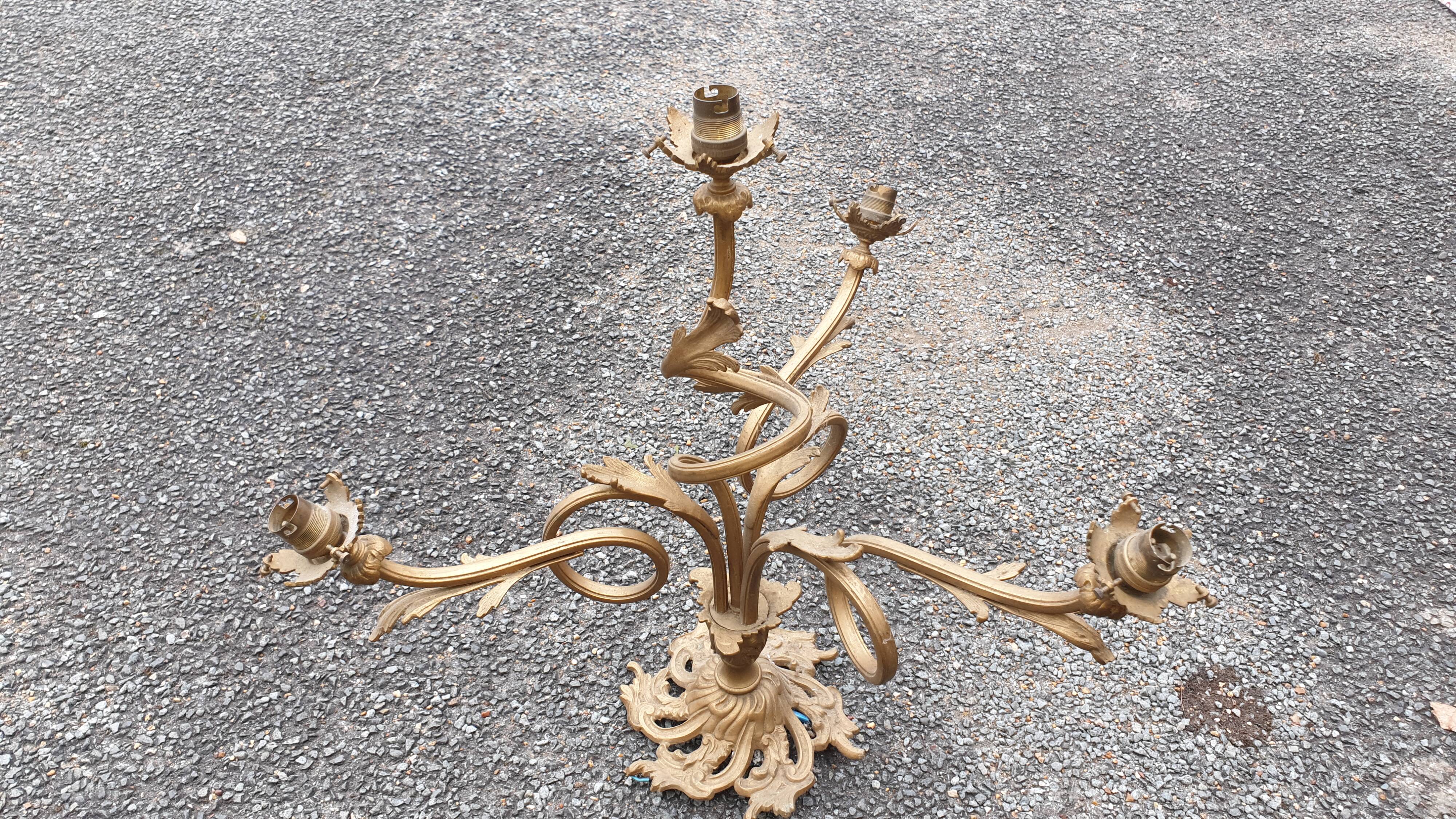 Bronze chandelier Louis XV