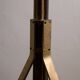 Mid-century Russian floor lamp with three adjustable brass shades
