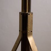 Mid-century Russian floor lamp with three adjustable brass shades