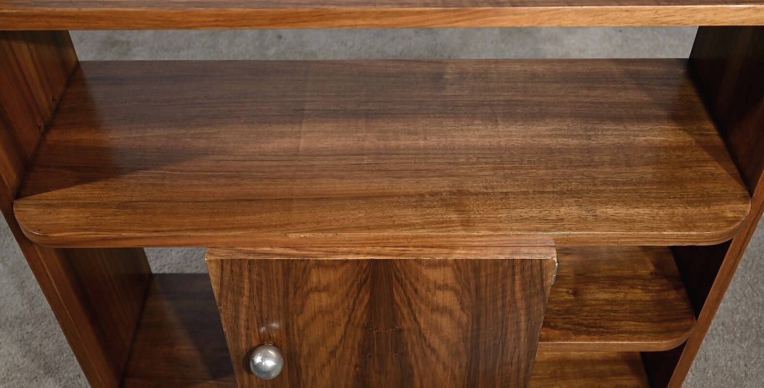 Small Walnut Serving Unit, Art Deco – 1940