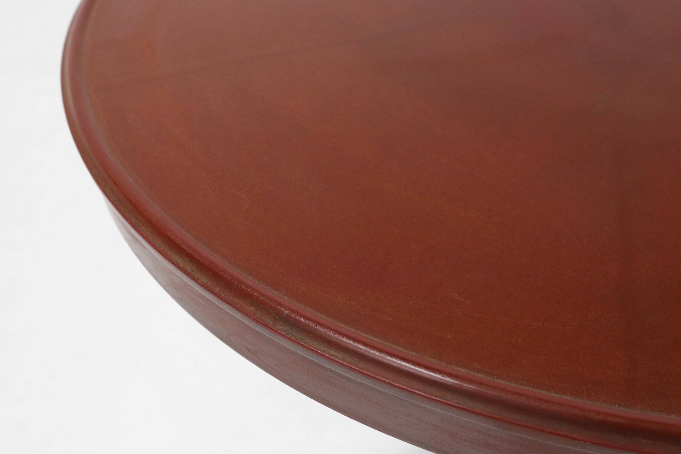 Cast Iron Bistro Table with Bakelite Top from Louis Vuitton, France, 1930s
