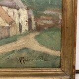 Signed landscape painting
