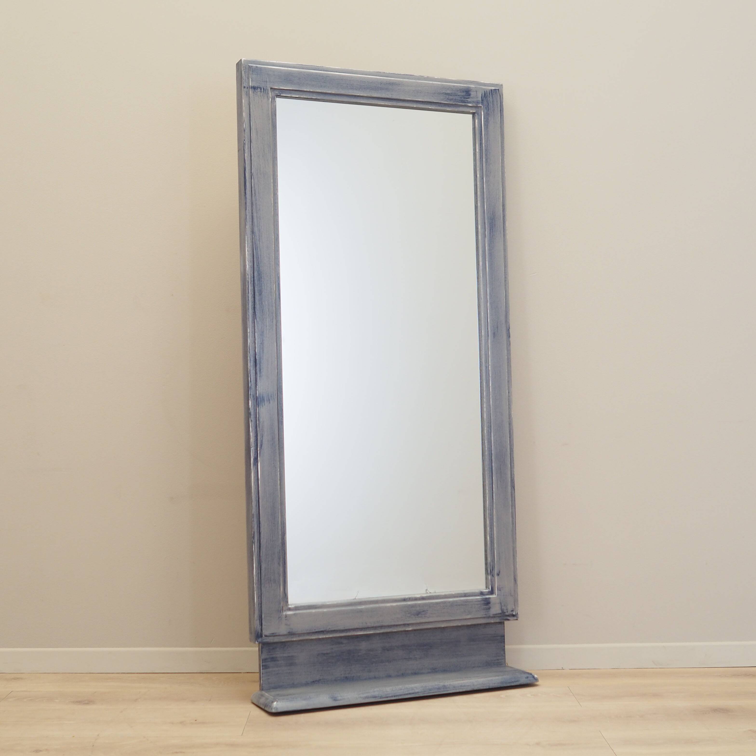 Mirror in beechwood frame, Danish design, 1960s, production: Denmark