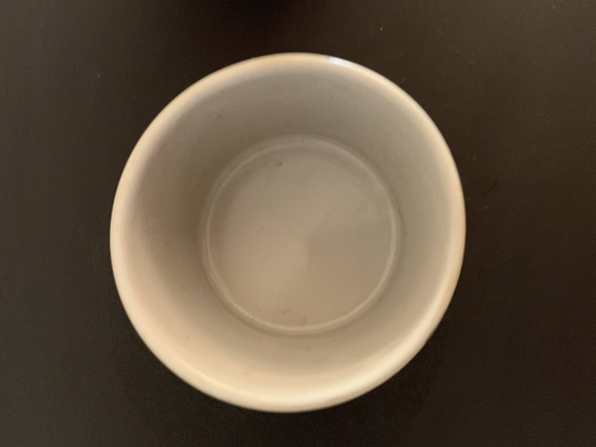 2 pots Pottery of La Colombe model sandstone flower 1970/1980