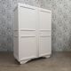 Armoire vintage blanche (rénovée)