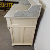 Marble top bathroom cabinet