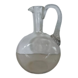 18th century glass pitcher