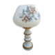 vase cornet opaline white