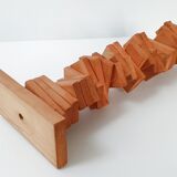 Vintage pine dominoes game 1970