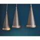 Suite de 3 suspensions coniques suédoises, 1960