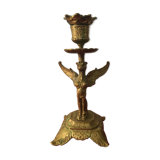 Bougeoir en bronze chimère