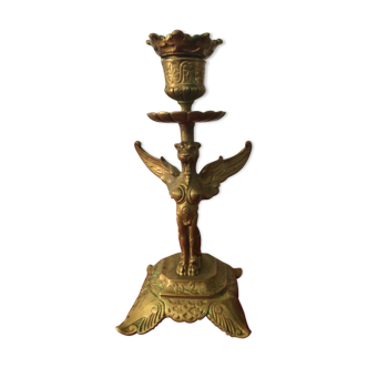 Ancient chimera bronze candlestick
