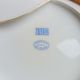 12 semi-hollow plates in Vierzon porcelain decorated with flowers and gilding
