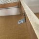Antique bed frame in half-oval style (Louis XV)