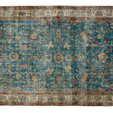 Anatolian handmade vintage rug 256 cm x 161 cm