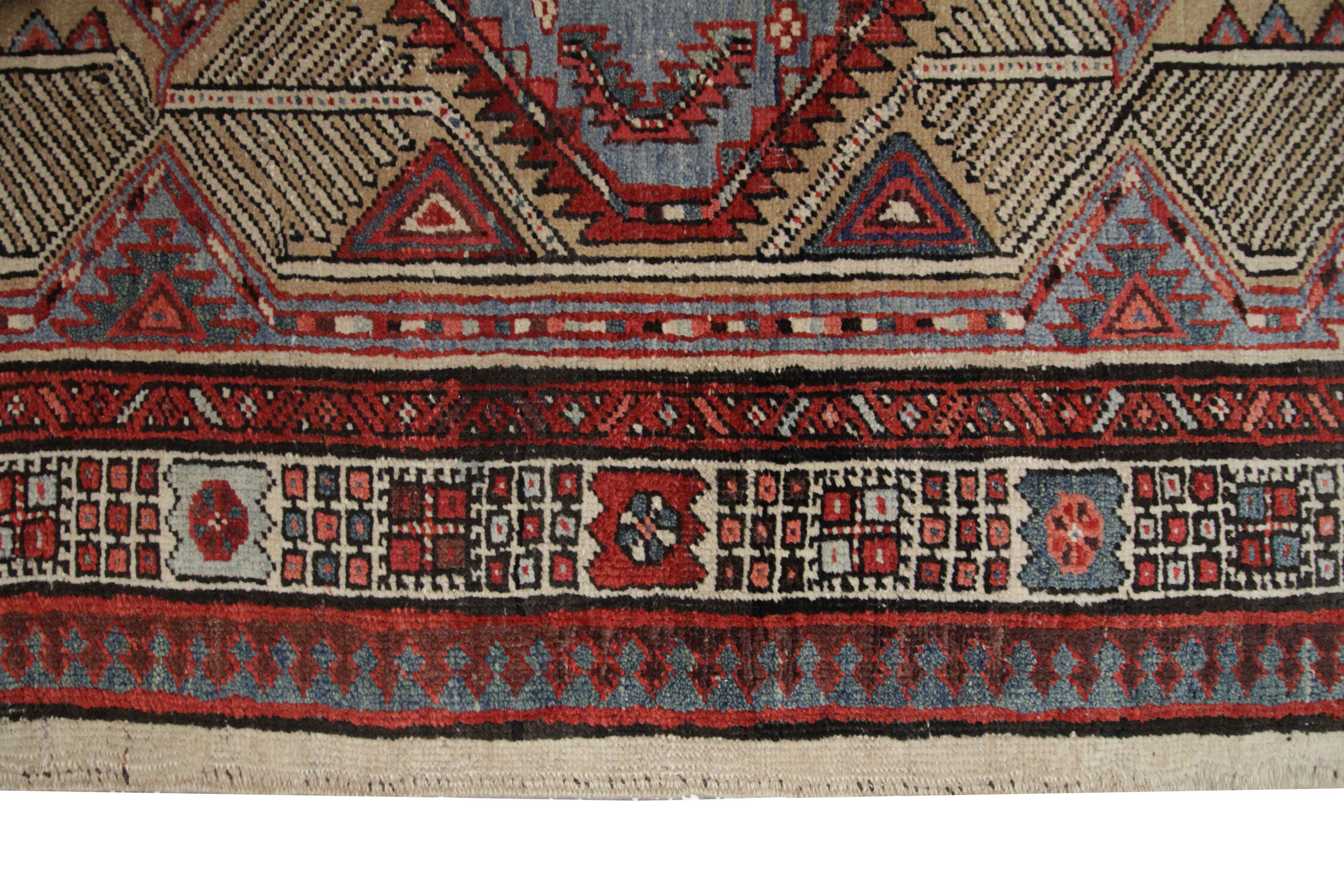 Antique handmade persian wool sarab rug- 166x102cm