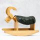 1960s vintage mid-century wooden rocking billy goat