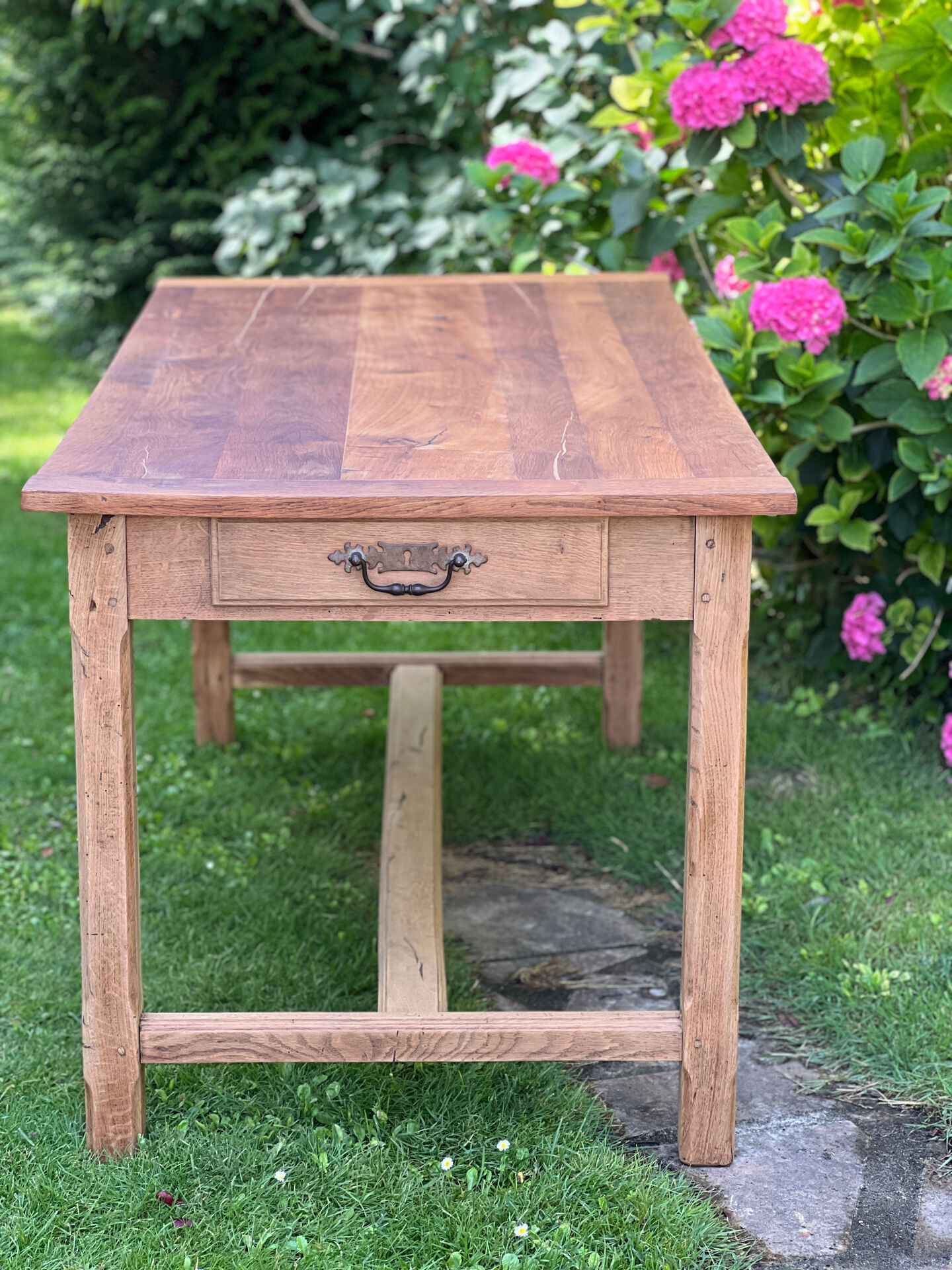 Farm table - solid oak light wood