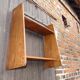 Étagère murale 1950 en bois naturel clair
