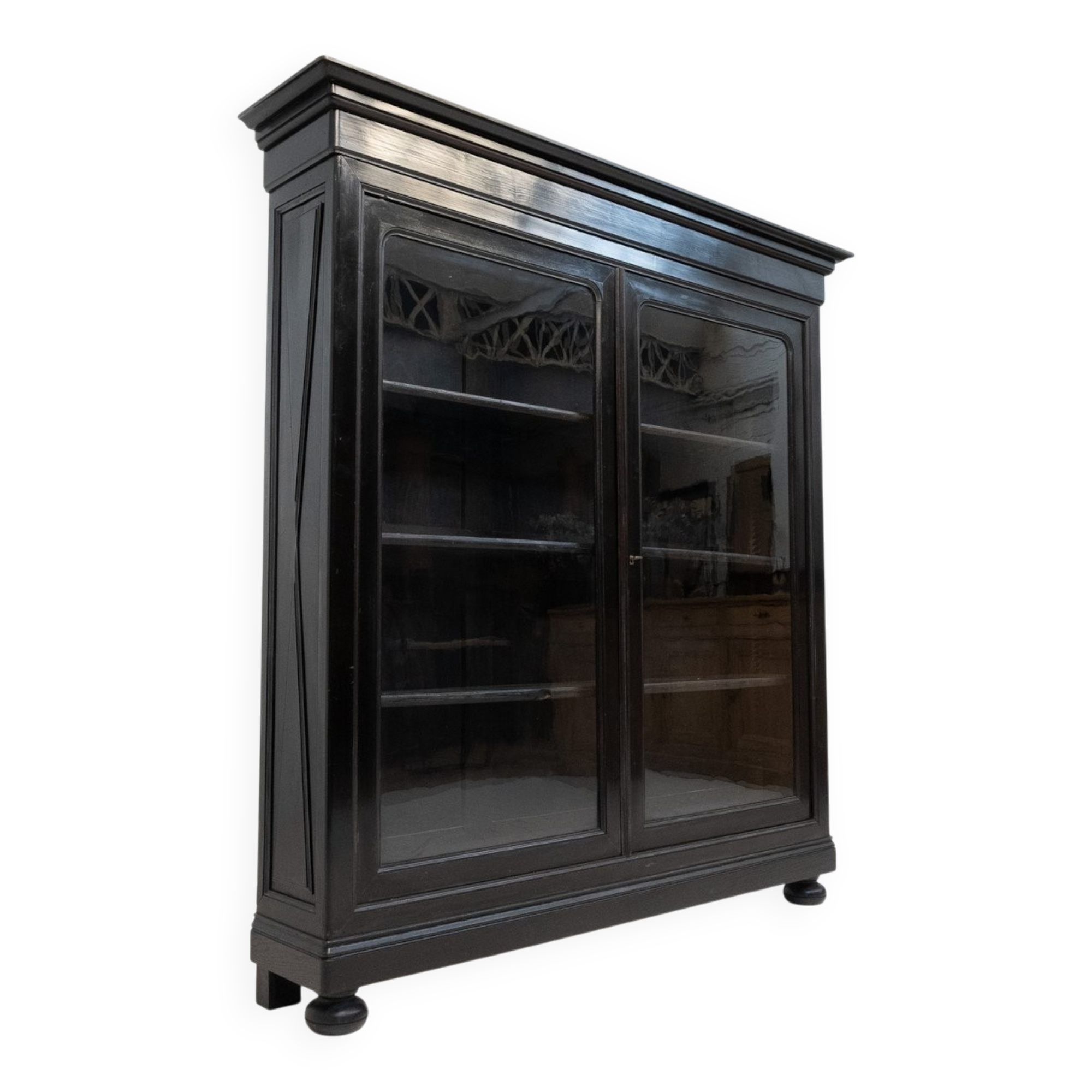 Napoleon III Style 2-Door Display Cabinet, France, 14th Century