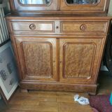 Buffet two 19th century glazed body Louis Philippe has customised