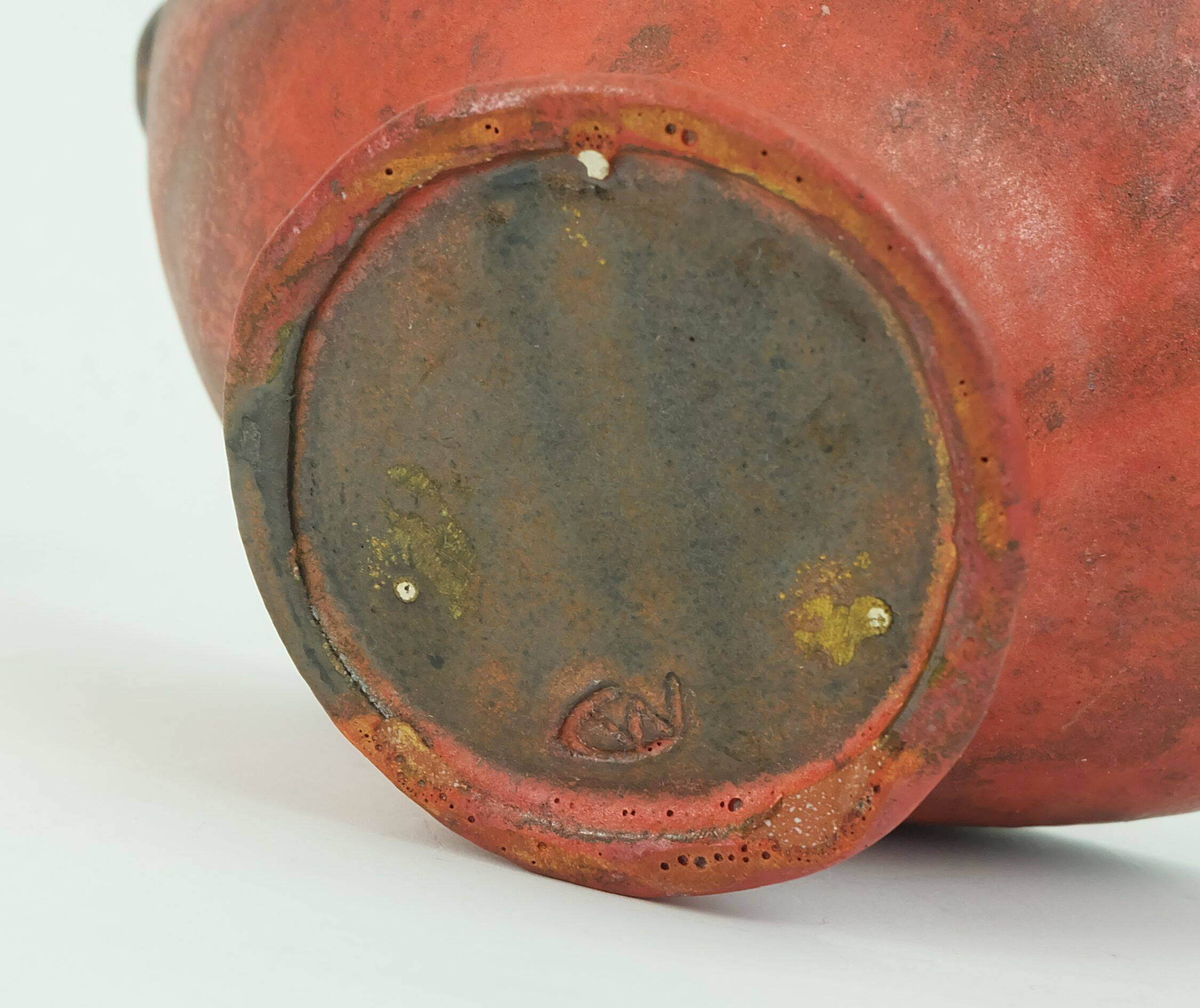 Keramik schale mit kerzenhaltern kunstkeramik conny walther denmark 60s