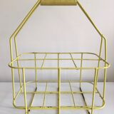 Yellow vintage bottle holder