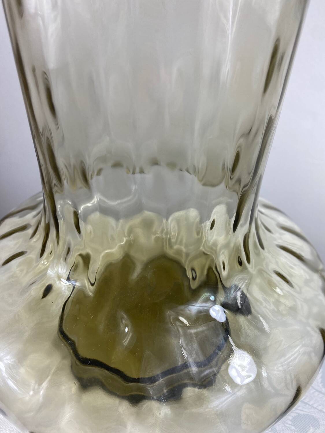 Vase en verre brun Selency