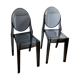 Pair of Victoria Ghost chairs by Philippe Starck for KARTELL