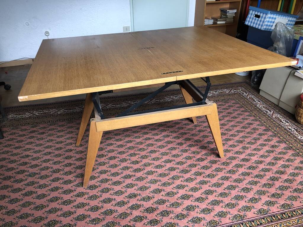Vintage 60s transformable table