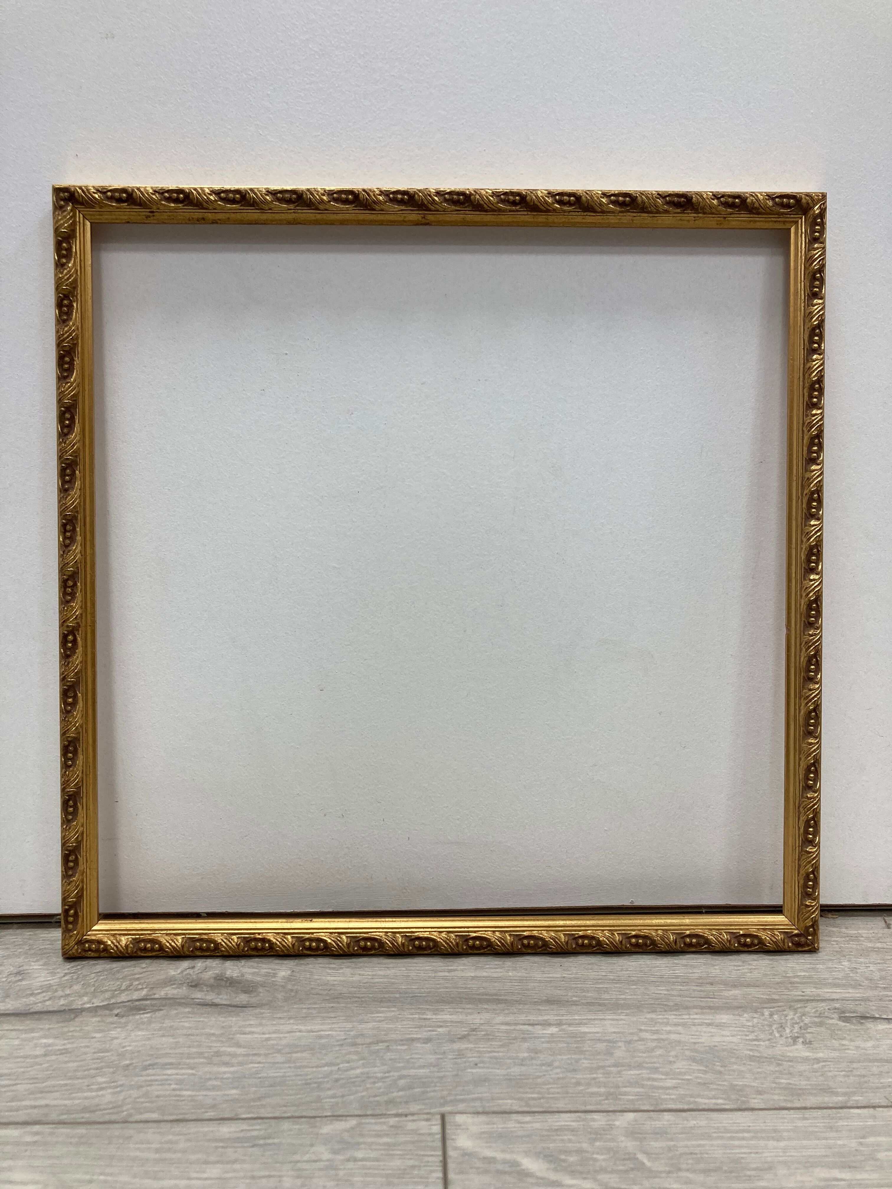 Golden vintage square frame