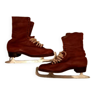 Vintage ice skates