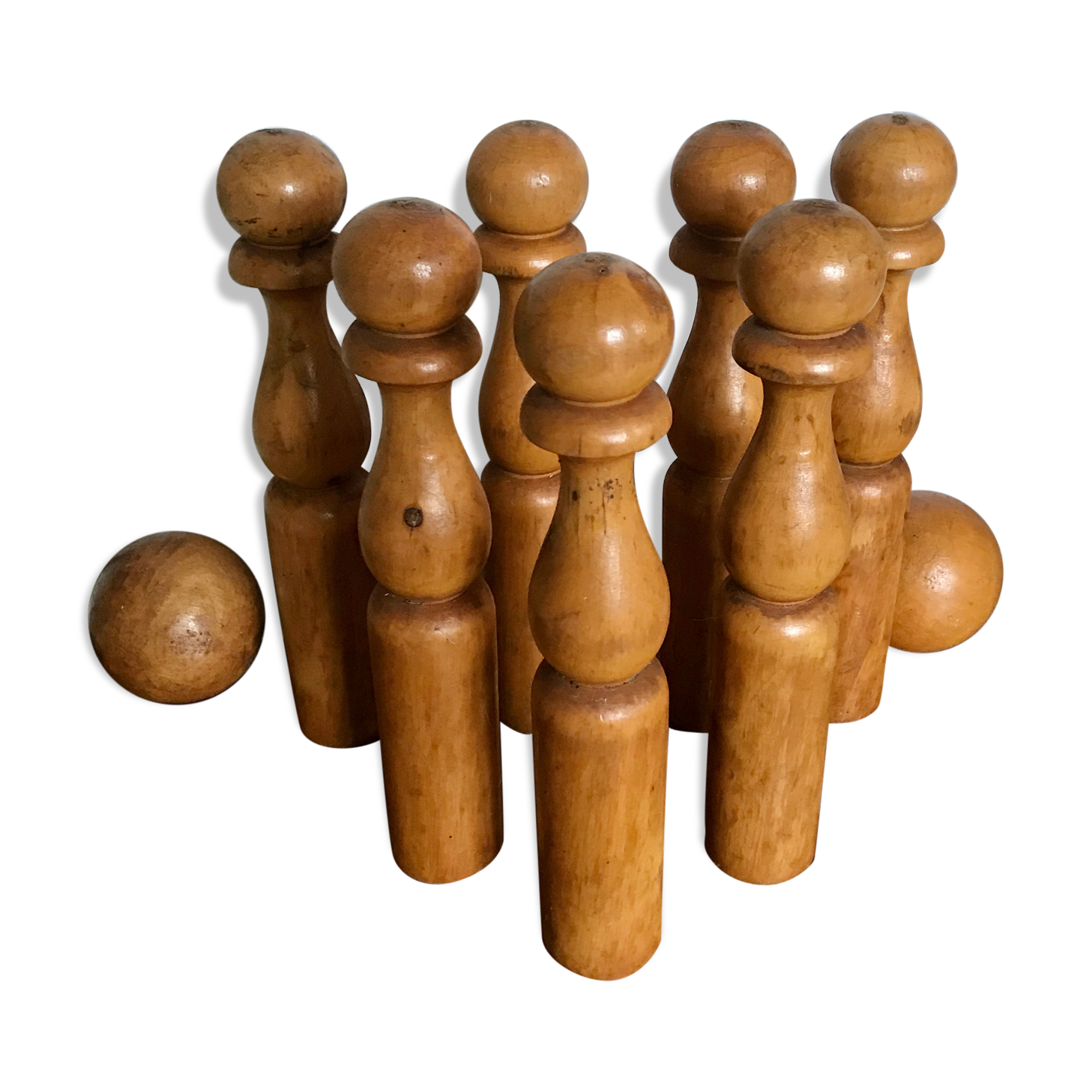 Old wooden squid