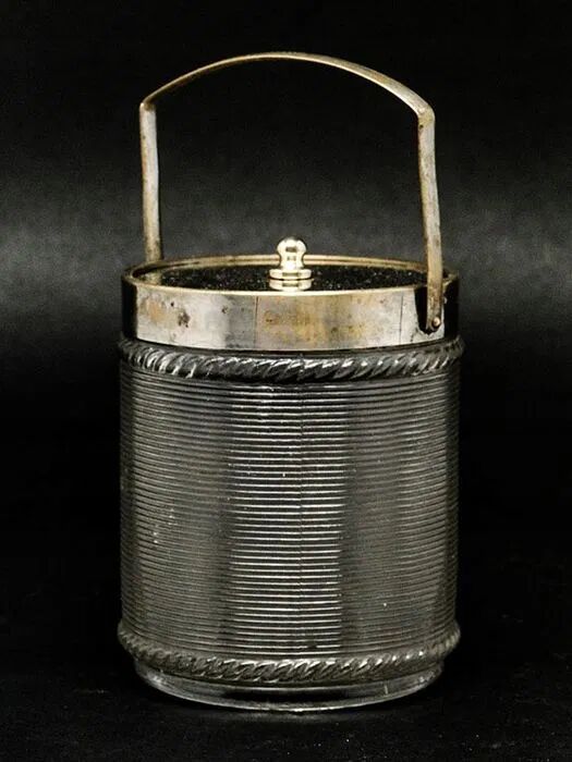 Art Deco Jam Jar/Mustard Pot