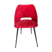 Vintage red moumoute chair