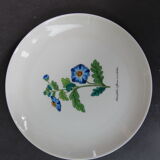 6 NBD Limoges dessert plates illuminated by hand