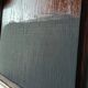 Entrance hall wardrobe in solid oak, pegged, circa 1940.