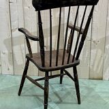 Fauteuil anglais en orme - fin XIXème