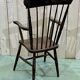 English elm armchair - late 19th century