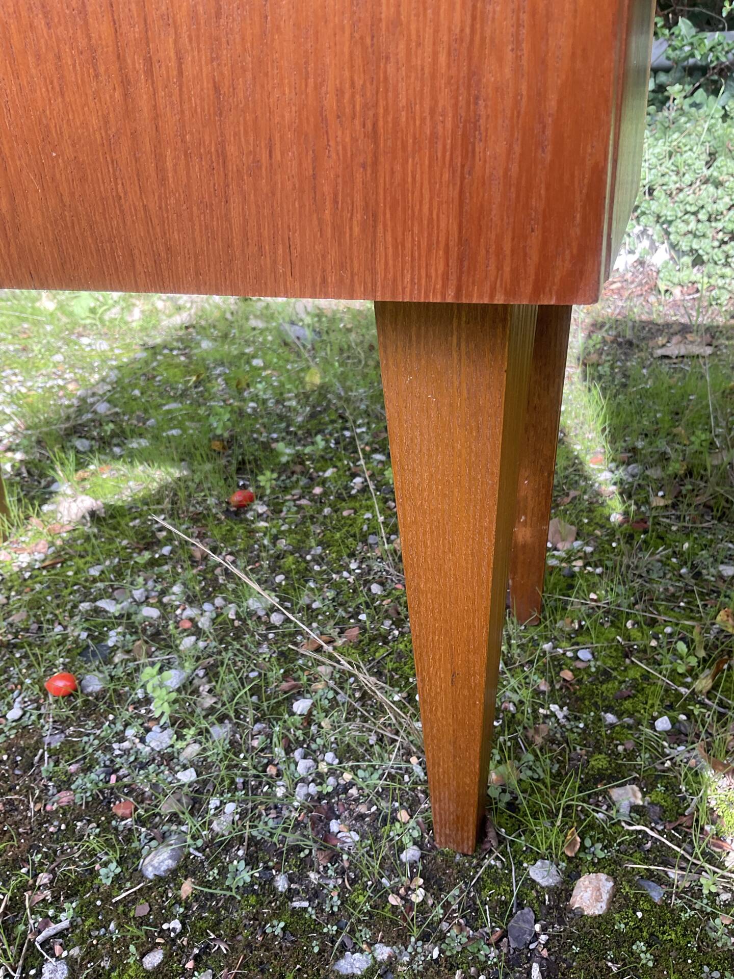 Pair of Scandinavian teak bedside tables from the 60s-70s.
