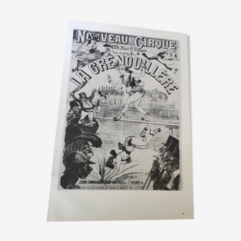 Vintage two-sided circus posters