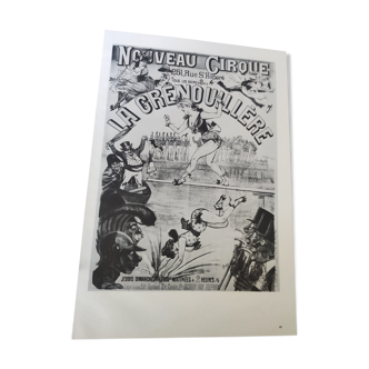 Vintage two-sided circus posters