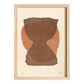 Peinture sur papier - roc - signée eawy