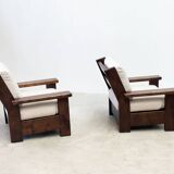 Brutalist lounge chairs