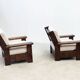 Brutalist lounge chairs