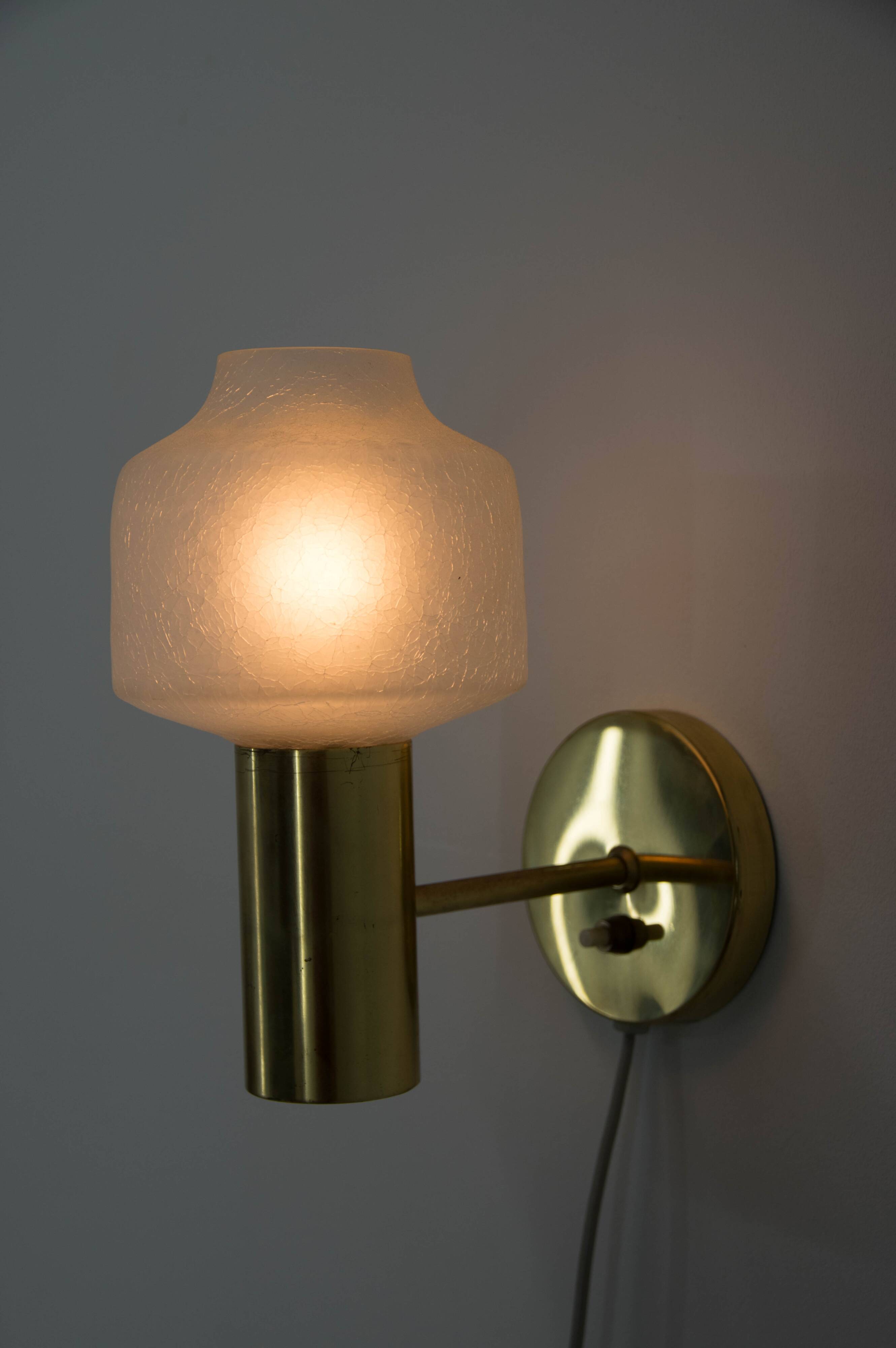 Set of Two Wall Lamps, Denmark, 1970s